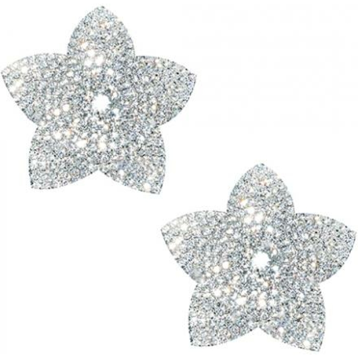 Neva Nude Burstin Blooms Crystal Jewel Reusable Silicone Nipple Pasties - Clear O/s - Image 1