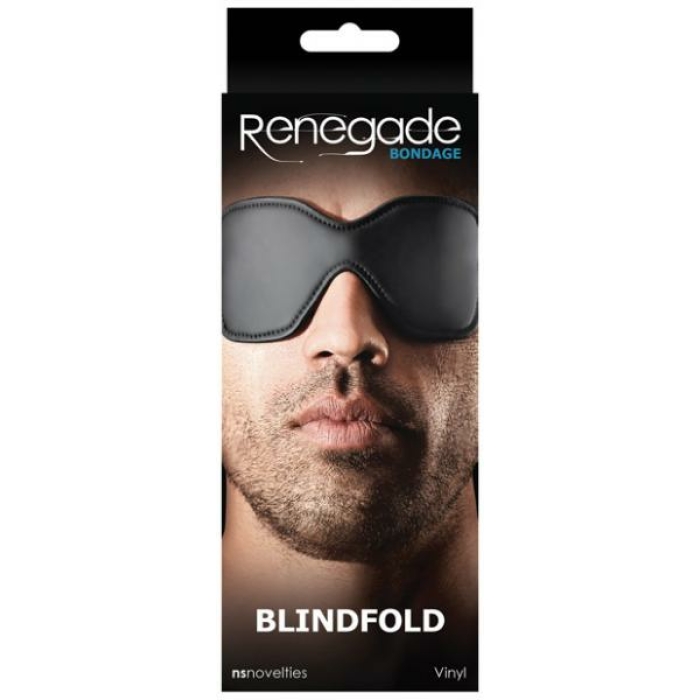 Renegade Bondage Blindfold Black O/S - Image 2