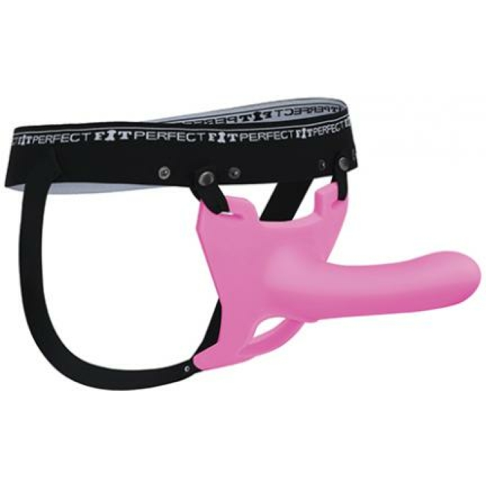 Perfect Fit Zoro 5.5" Strap On W/case - Pink - Image 1