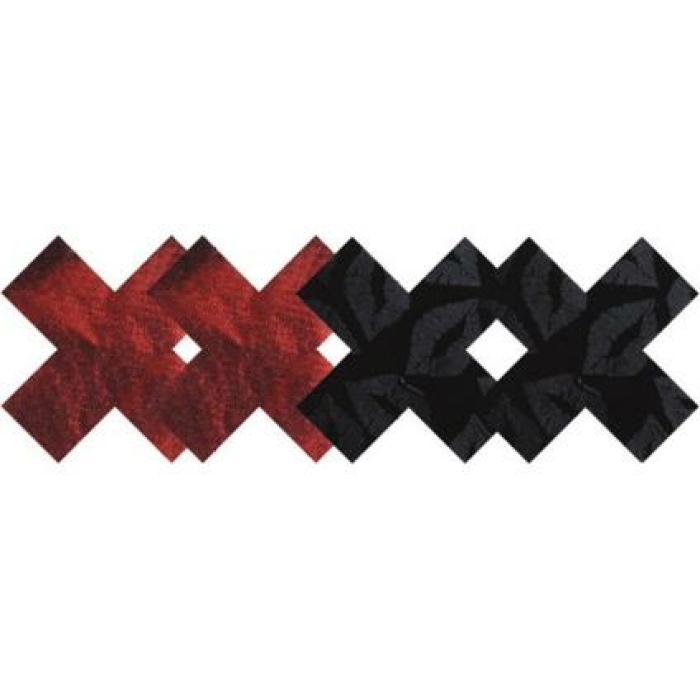 Stolen Kisses X Pasties Red, Black 2 Pack - Image 1