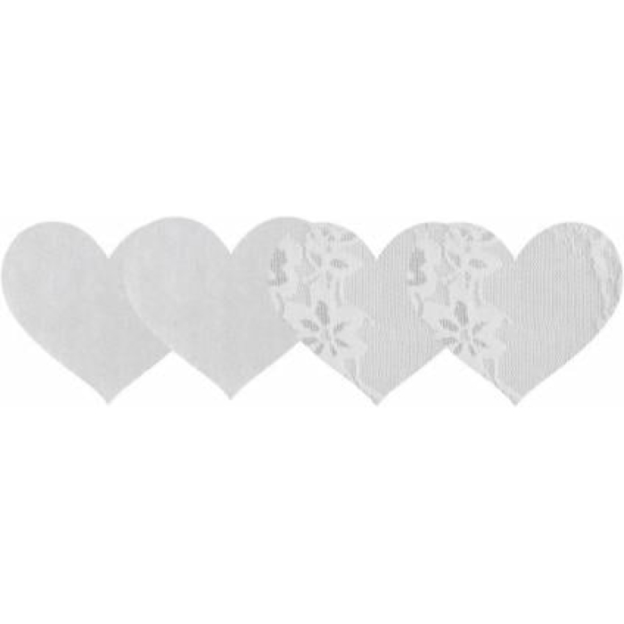 Luminous Hearts Pasties White 2 Pack - Image 1