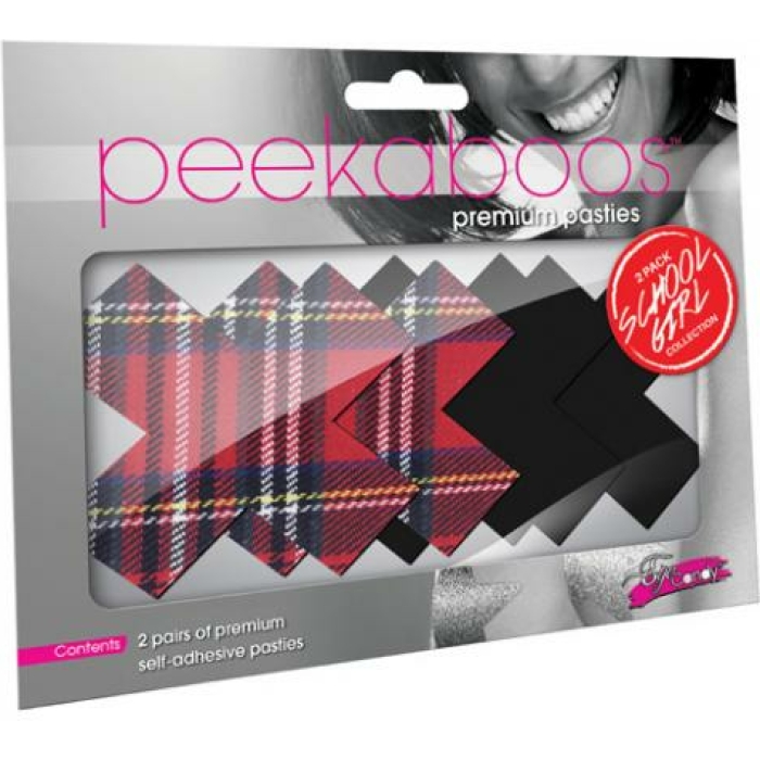 Peekaboos Schoolgirl X Pasties O/S - Image 2