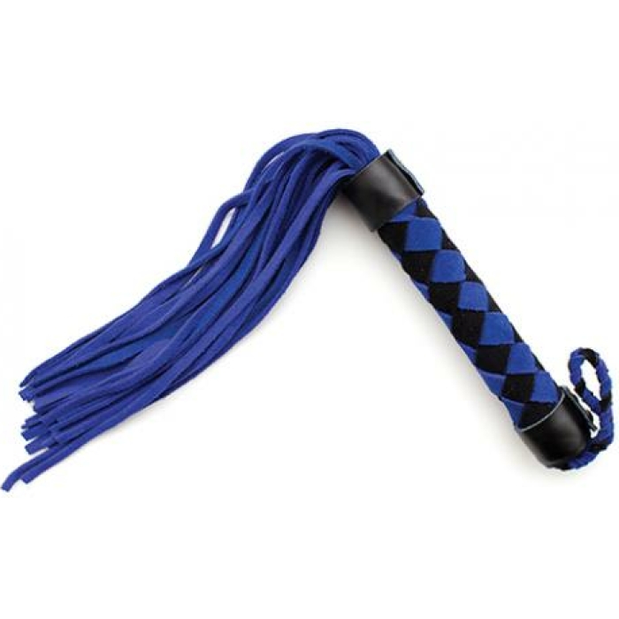 Plesur 15 inches Leather Flogger Blue - Image 1