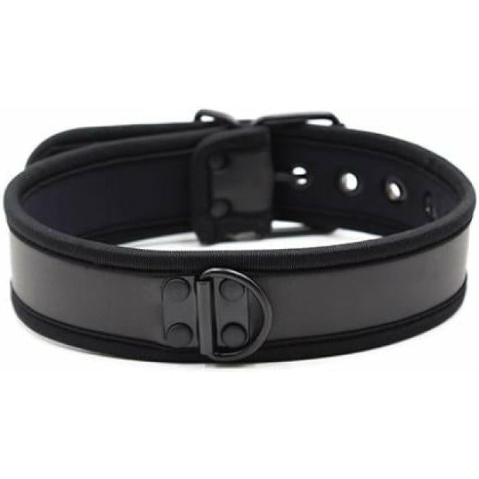 Plesur Neoprene Puppy Collar - Black - Image 1