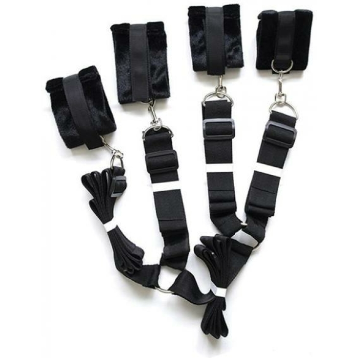 Plesur Fuzzy Bedroom Bondage Kit - Asst. Colors - Image 1
