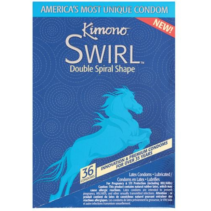Kimono Swirl Condom  - Pack Of 36 - Image 1