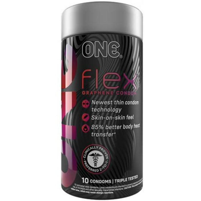One Flex Graphene Condom - Pack Of 10 - Image 1