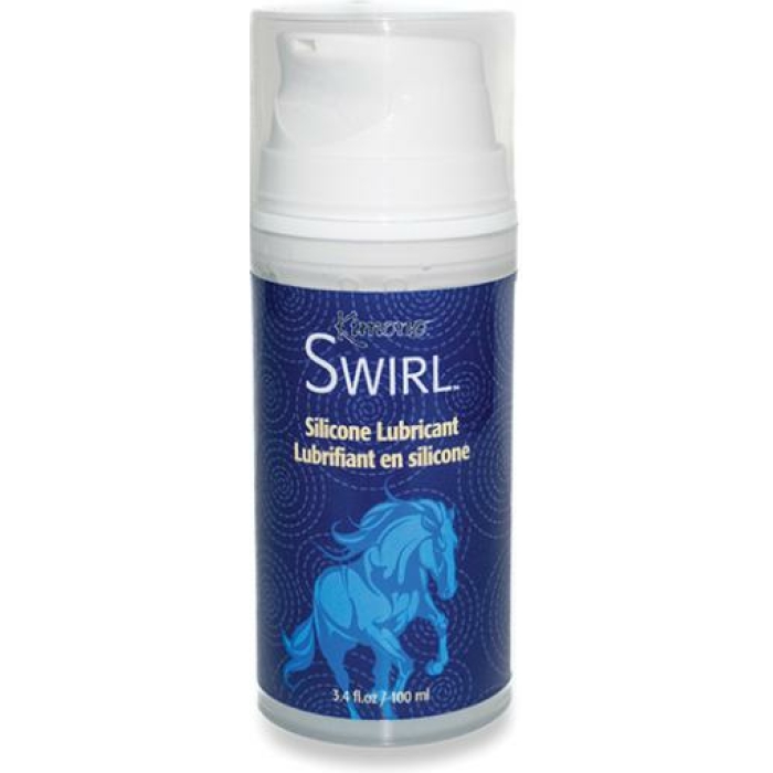 Kimono Swirl Silicone Lubricant - 3.4 Oz Pump - Image 1
