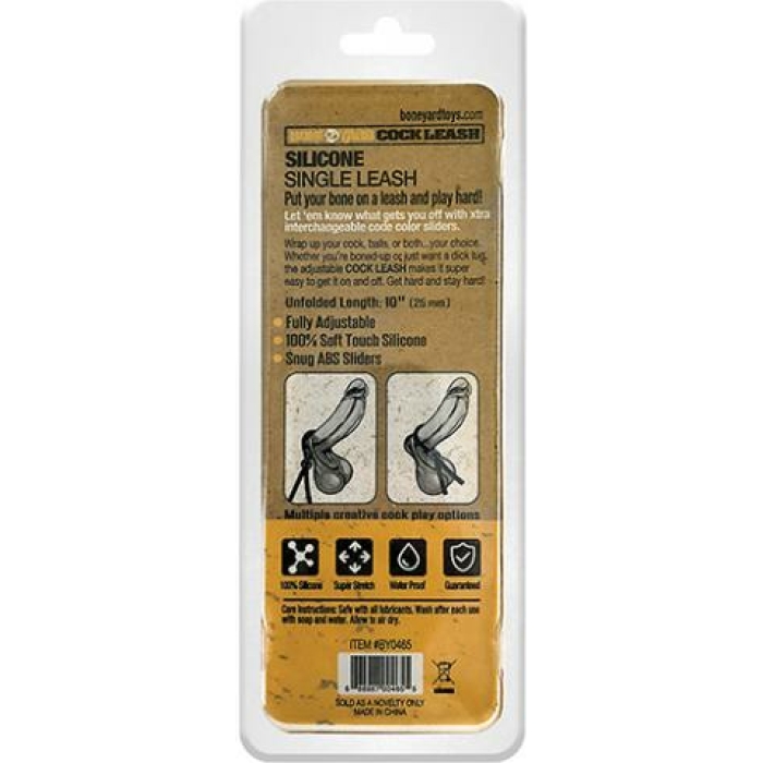 Boneyard Single Cock Leash Black - Image 2