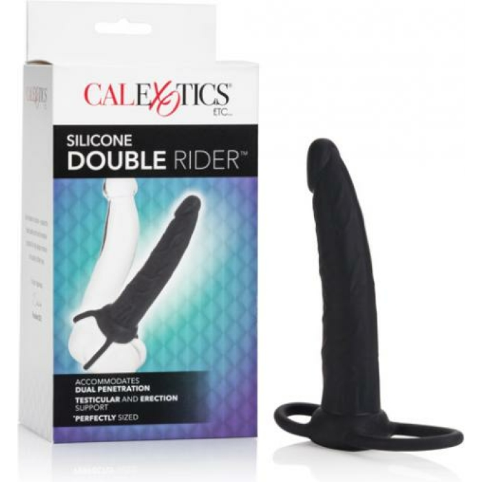 Cal Exotics Silicone Double Rider Black - Image 3