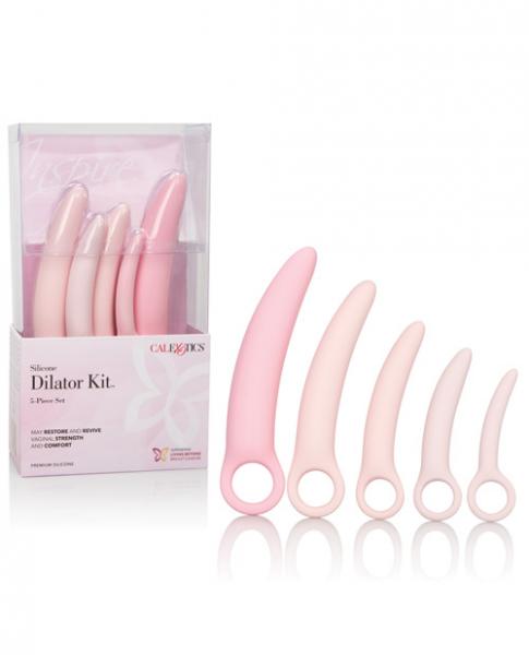 Inspire Silicone Dilator 5 Piece Set Pink - Image 3
