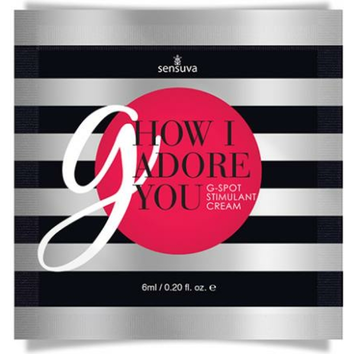 G How I Adore You G-Spot Cream Single Use Packet .20oz - Image 1