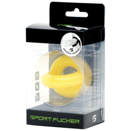 Sport Fucker Universal Cockring - Yellow