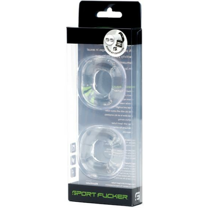 Sport F*cker Boner Expansion Kit 2 Clear Rings - Image 3