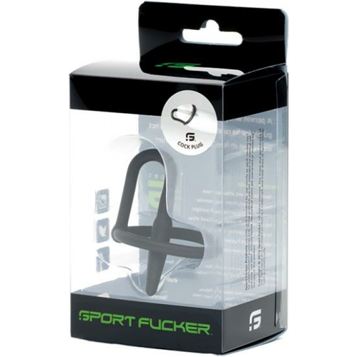 Sport Fucker Cock Plug - Black - Image 1