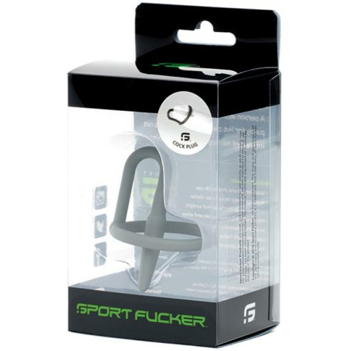 Sport Fucker Cock Plug - Grey - Image 1