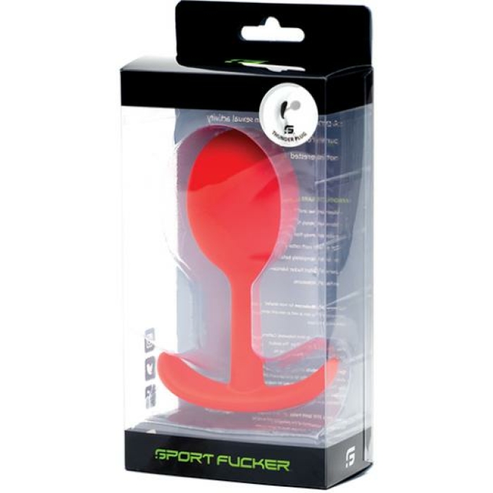 Sport Fucker Thunder Plug Medium - Red - Image 1