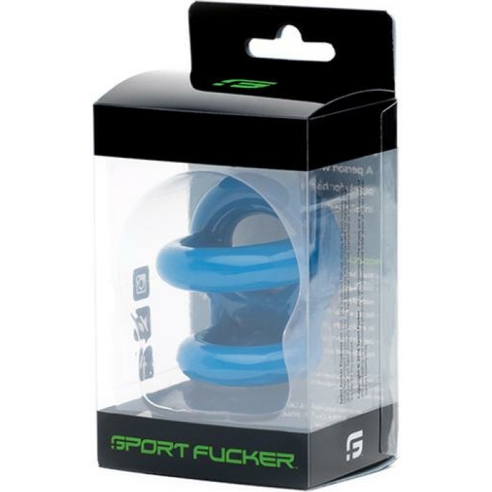 Sport Fucker Fucker Ring - Blue - Image 1