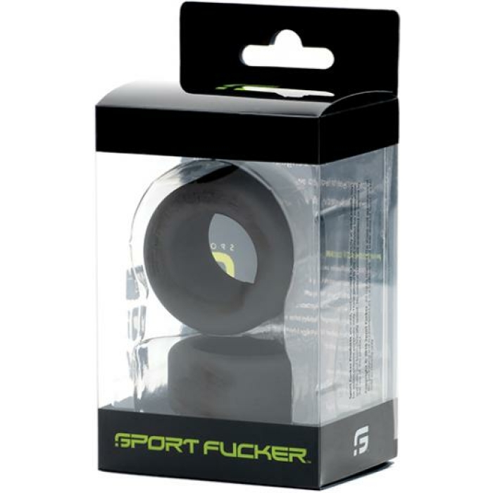 Sport Fucker Nutt Job Ring - Black - Image 1