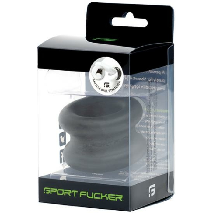 Sport Fucker Muscle Ball Stretcher - Black - Image 1