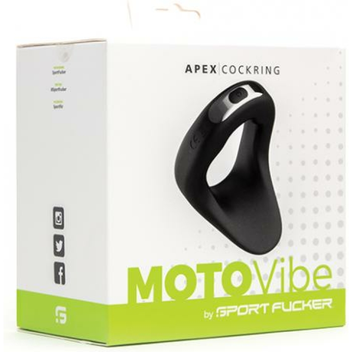 Sport F*cker Motovibe Apex Vibrating Cock Ring Black - Image 2