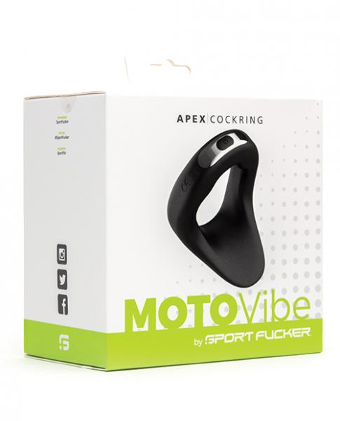 Sport F*cker Motovibe Apex Vibrating Cock Ring Black - Image 2