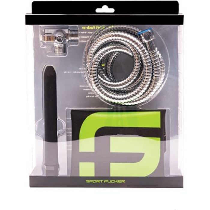 Sport Fucker Shower Kit 6" - Black - Image 1