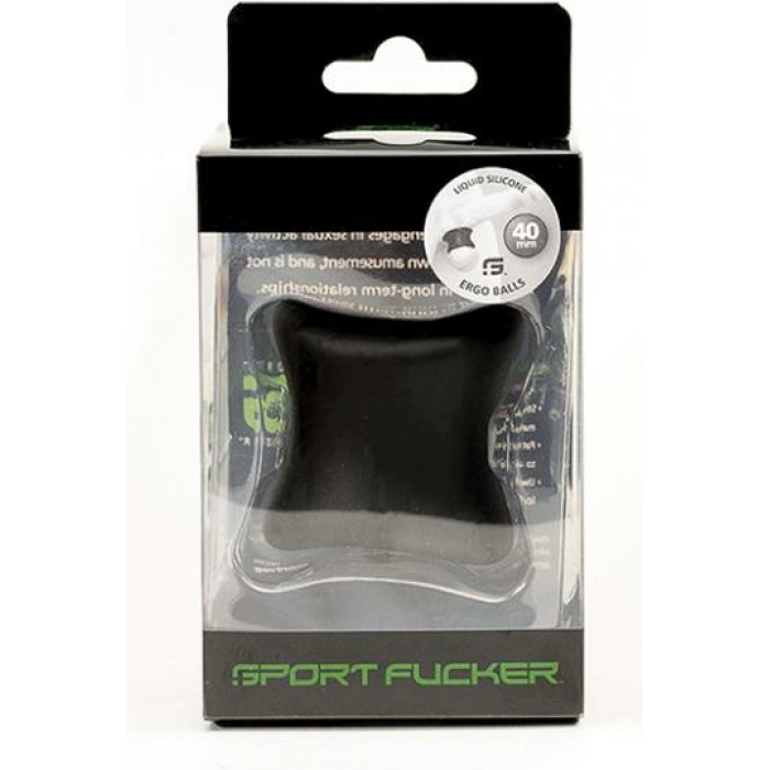 Sport Fucker Ergo Balls - 40mm Black - Image 1