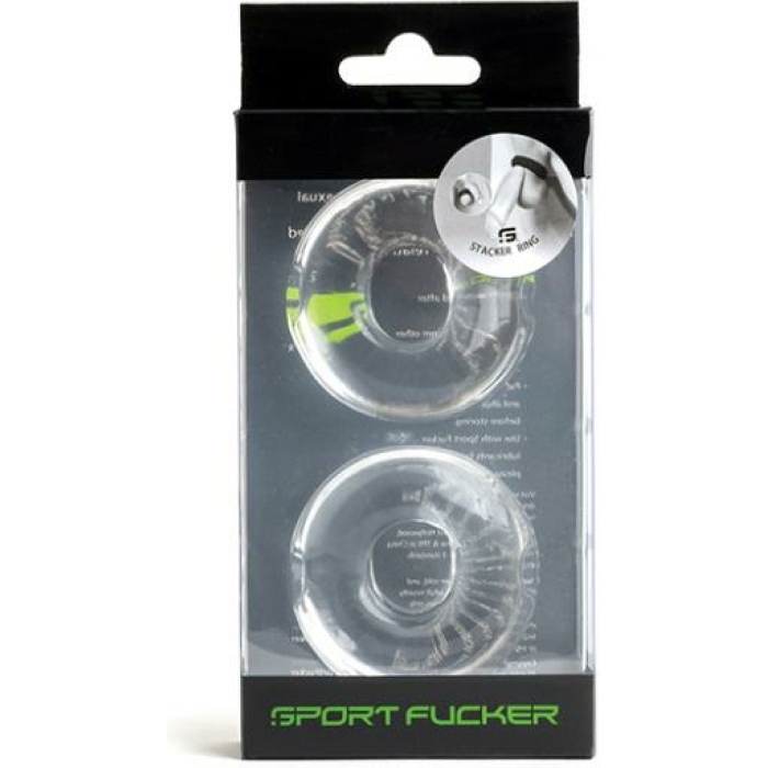 Sport Fucker Stacker Rings - Clear - Image 1