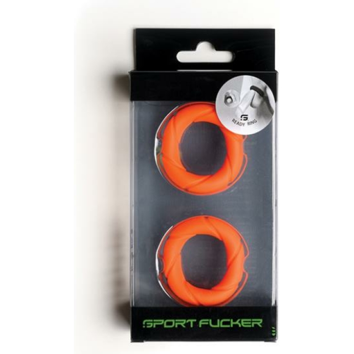 Sport Fucker Ready Rings - Orange - Image 1