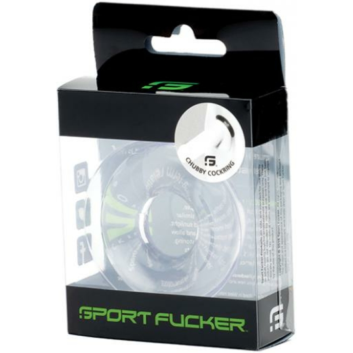 Sport Fucker Chubby Cockring - Clear - Image 1