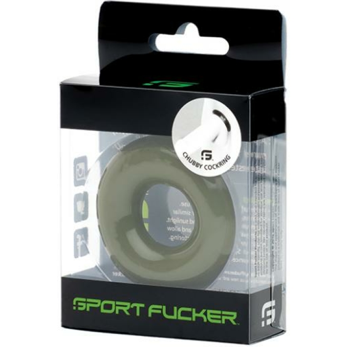 Sport Fucker Chubby Cockring - Army Green - Image 1