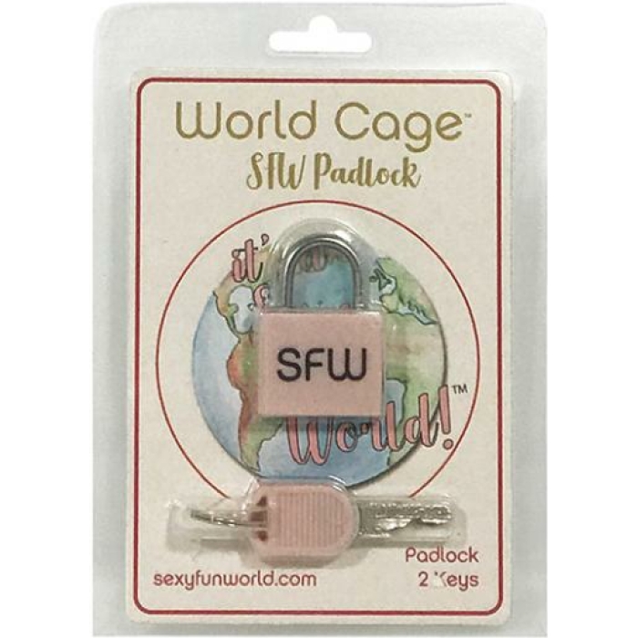 World Cage Sfw Padlock W/2 Keys - Image 1