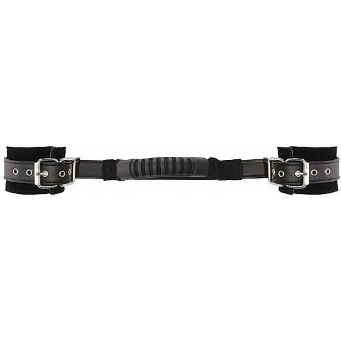 Ouch Adjustable Leather Handcuffs - Image 1