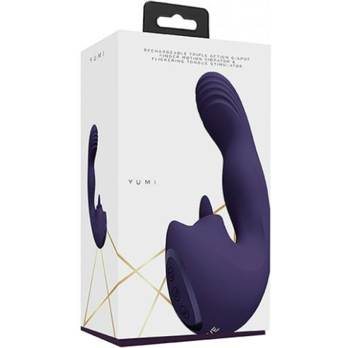 Yumi Dual Motor Gspot Vibe Purple - Image 1
