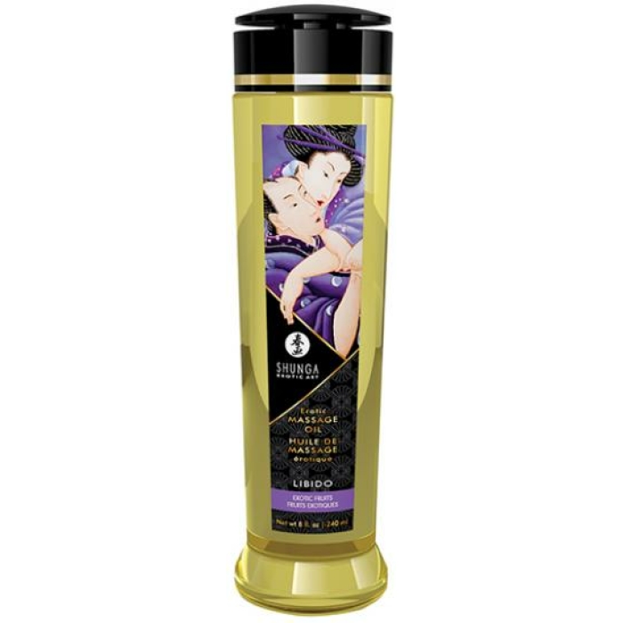 Shunga Erotic Massage Oil - 8 Oz Libido/exotic Fruits - Image 1