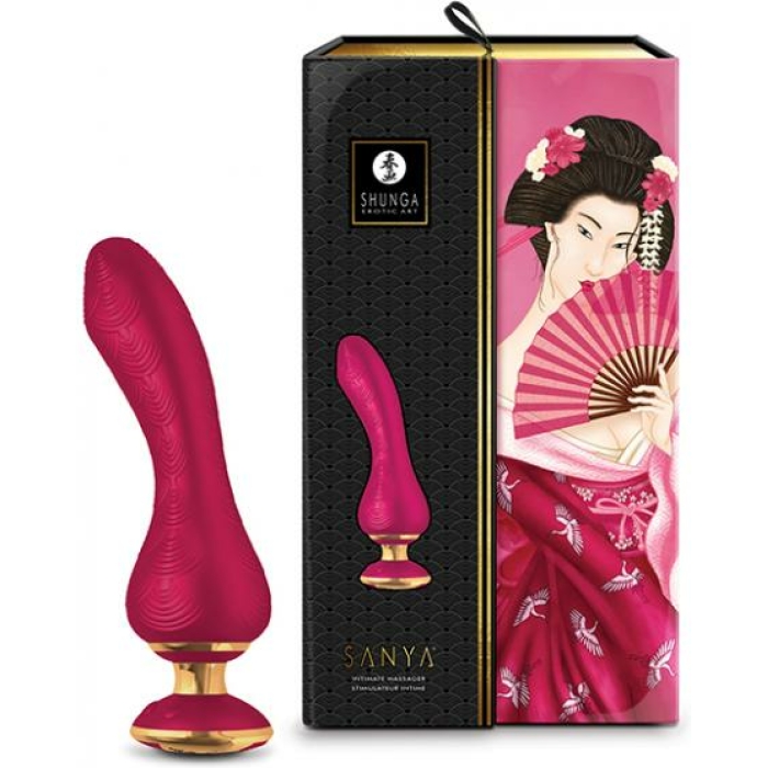 Shunga Sanya Intimate Massager - Raspberry - Image 1