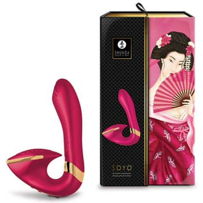 Shunga Soyo Intimate Massager - Raspberry - Image 1