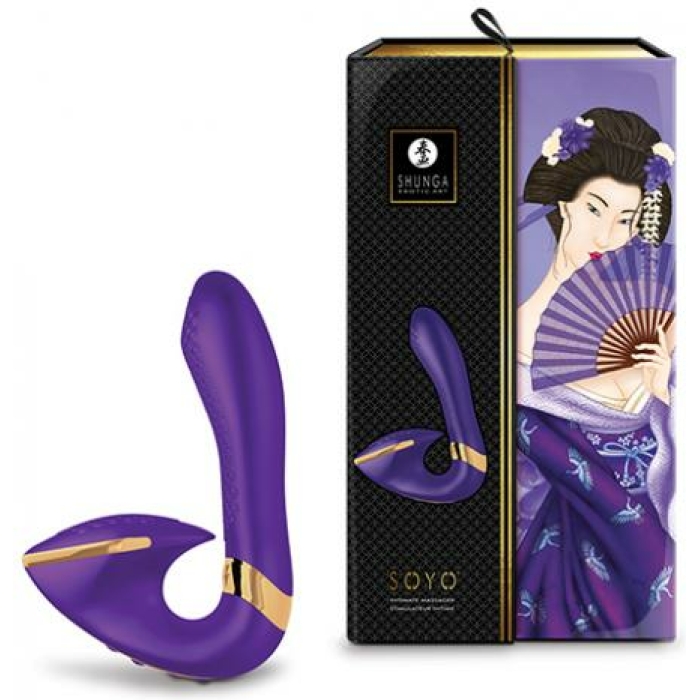 Shunga Soyo Intimate Massager - Purple - Image 1