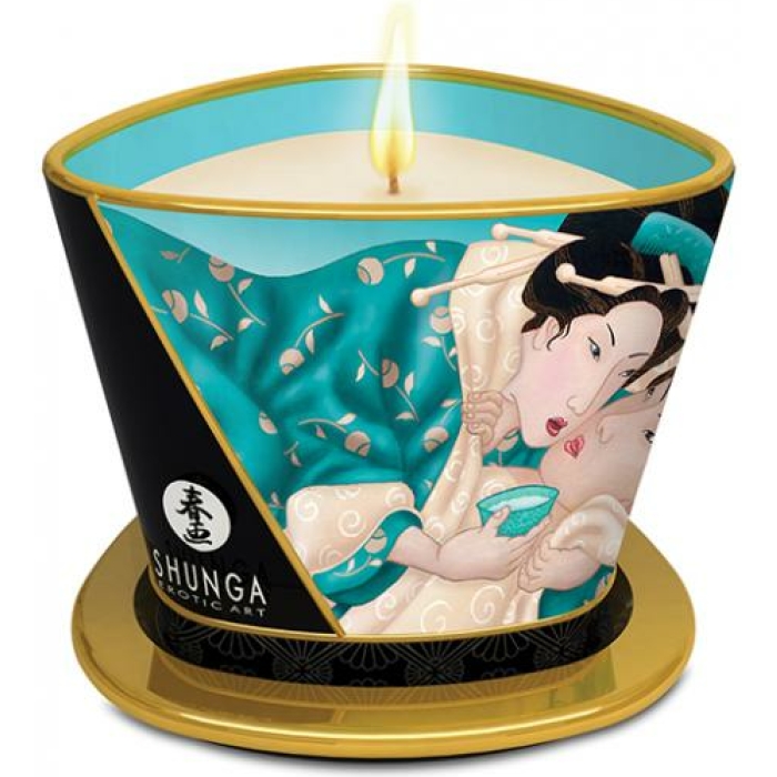 Shunga Massage Candle - 5.7 Oz Island Blossoms - Image 1
