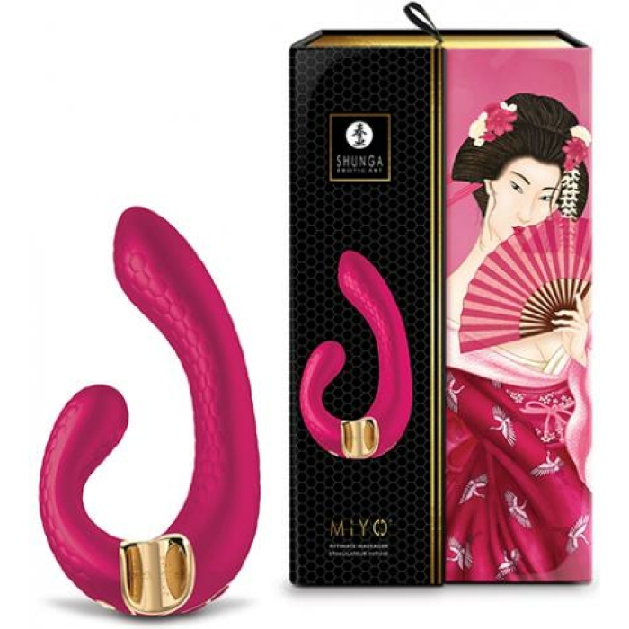 Shunga Miyo Intimate Massager - Raspberry - Image 1