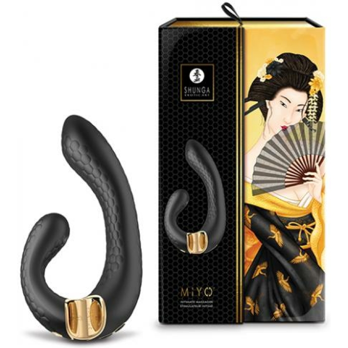 Shunga Miyo Intimate Massager - Black - Image 1