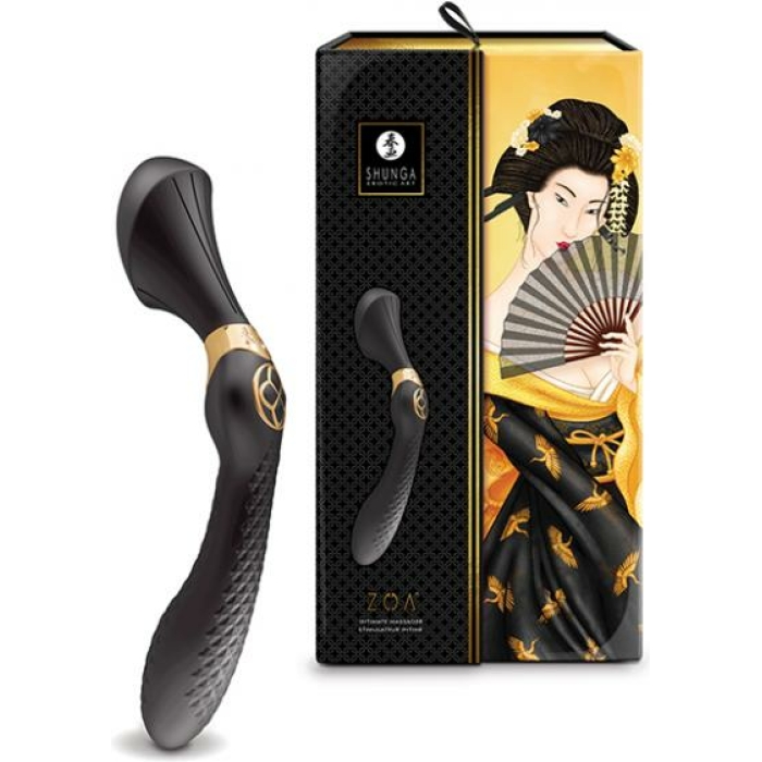 Shunga Zoa Intimate Massager - Black - Image 1