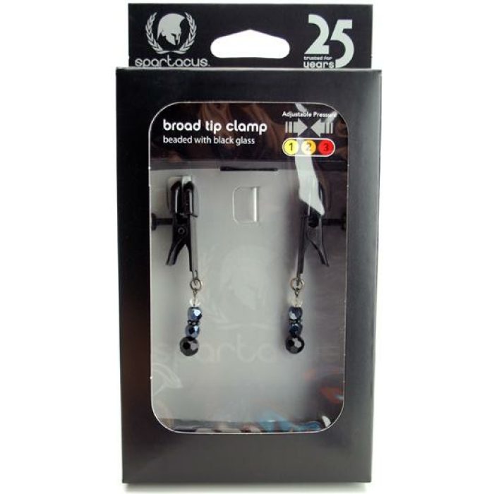 Black Beaded Clamps - Adjustable Broad Tip - Image 3