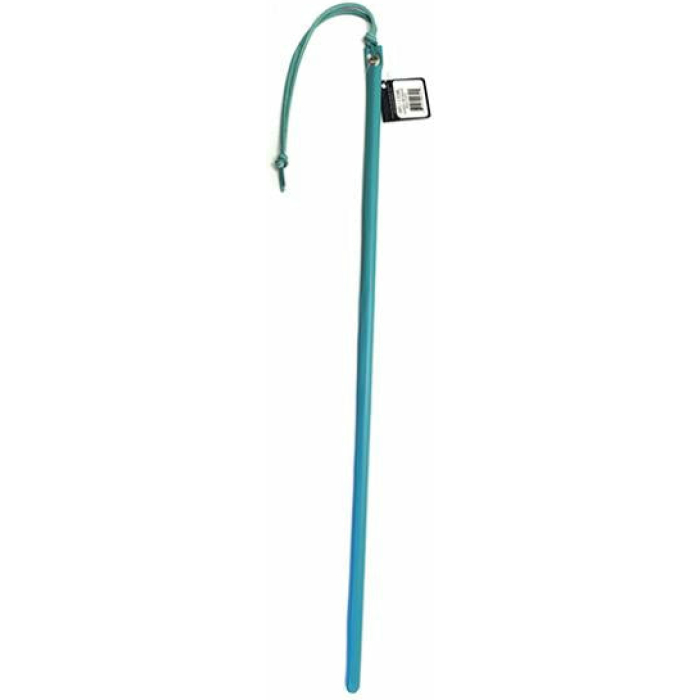 Spartacus 24" Leather Wrapped Cane - Baby Blue - Image 1