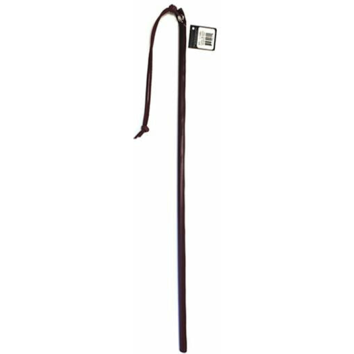 Spartacus 24" Leather Wrapped Cane - Burgundy - Image 1