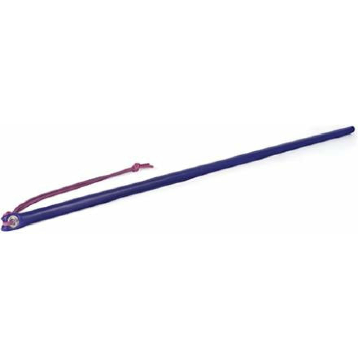 Spartacus 24" Leather Wrapped Cane - Purple - Image 1