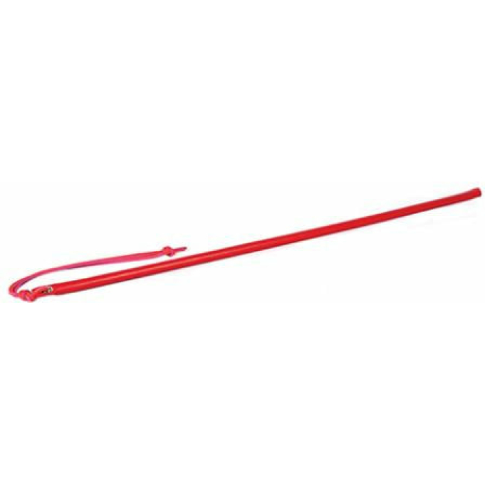 Spartacus 24" Leather Wrapped Cane - Red - Image 1