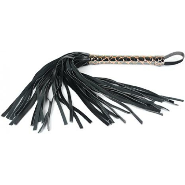 Spartacus Faux Leather Flogger - Gold - Image 1