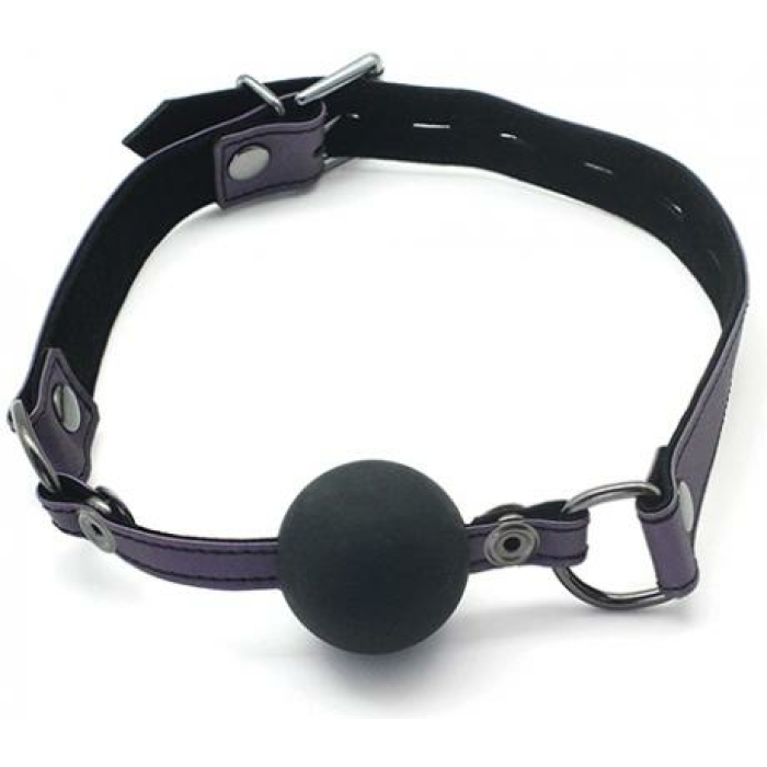 Spartacus Galaxy Legend Silicone Ball Gag - Purple - Image 1